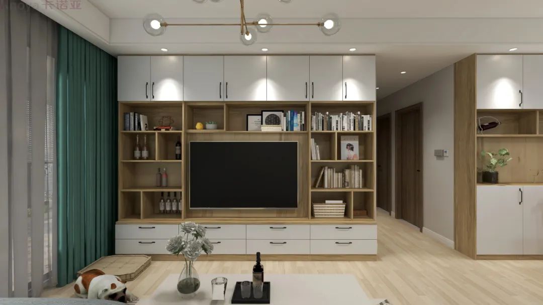 客廳做書柜、臥室設閱讀角