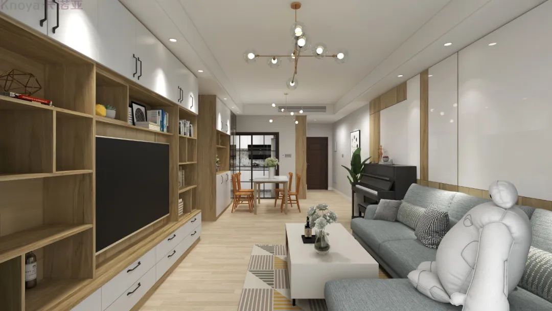 客廳做書柜、臥室設閱讀角